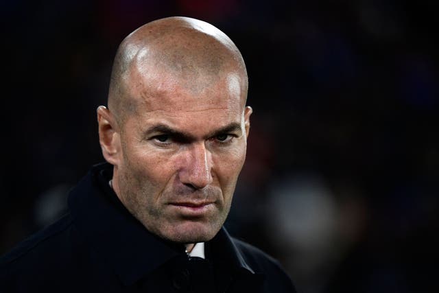 Zinedine Zidane was frustrated with Real Madrid's draw against Getafe