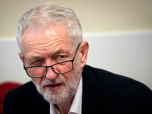Jeremy Corbyn faces anger over a Labour election leaflet that makes no mention of  the party's policy on a second Brexit referendum