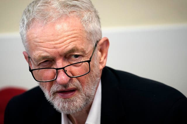 Jeremy Corbyn faces anger over a Labour election leaflet that makes no mention of  the party's policy on a second Brexit referendum