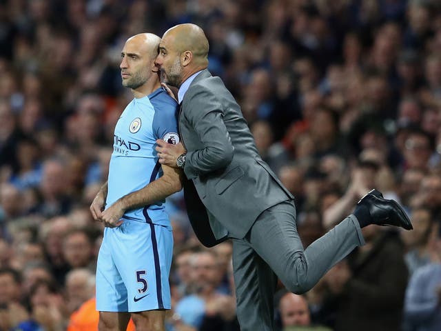 Pablo Zabaleta believes Pep Guardiola remains the right man for Manchester City