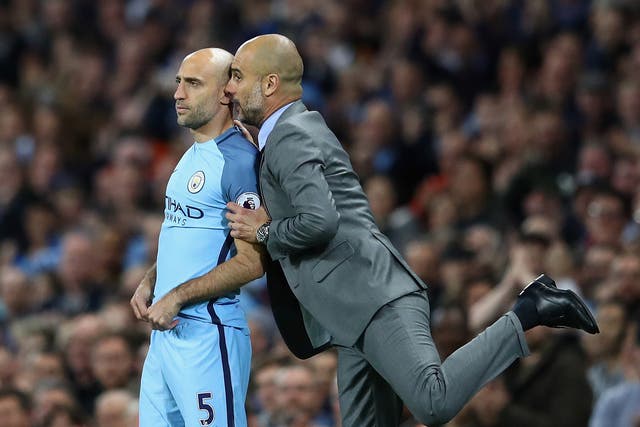 Pablo Zabaleta believes Pep Guardiola remains the right man for Manchester City