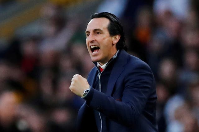 Unai Emery's side still have an outside chance of securing a top-four finish