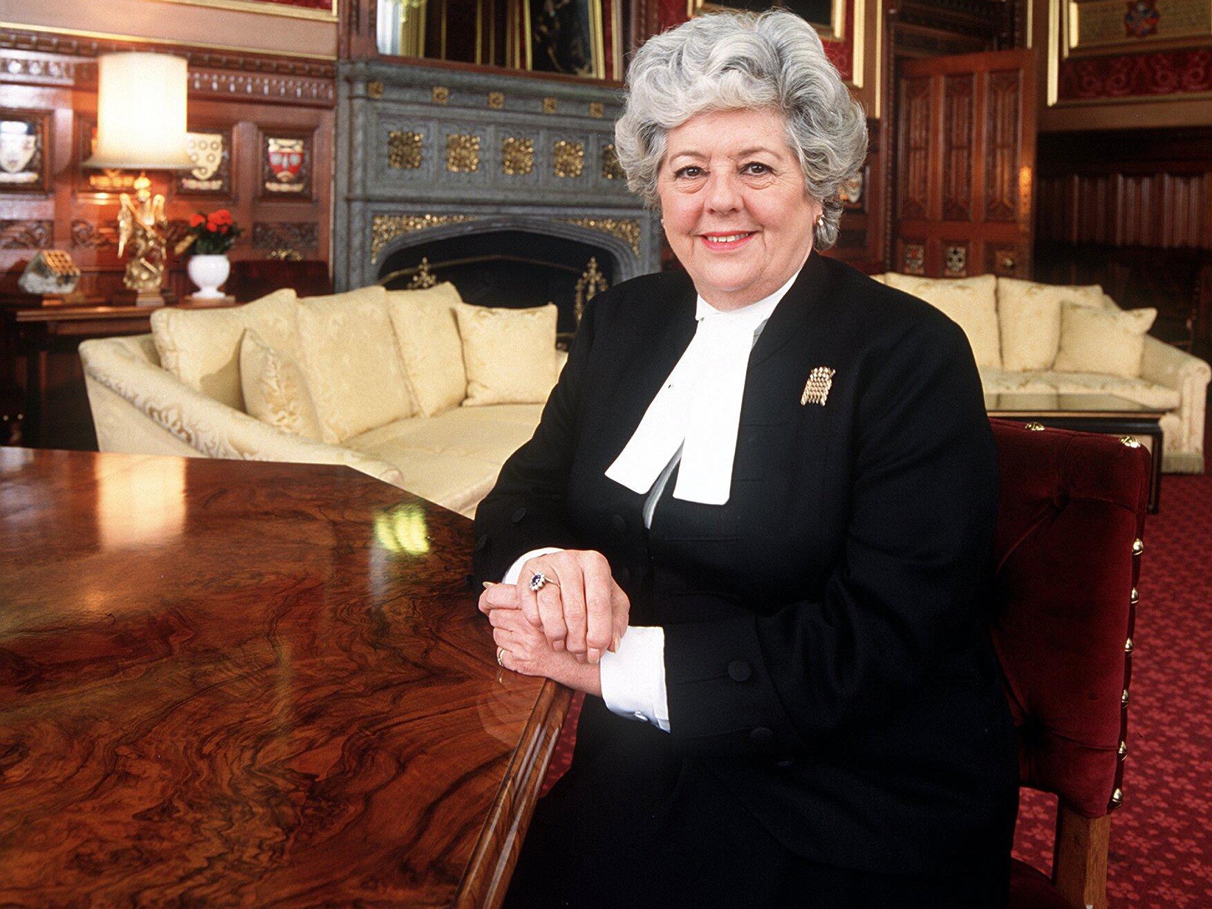 Betty Boothroyd ruled babies could not be fed in the Commons chamber