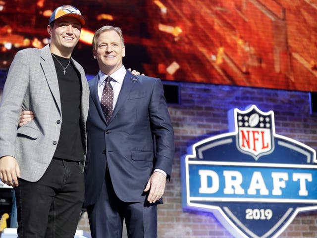 Drew Lock was picked by the Denver Broncos in the second round