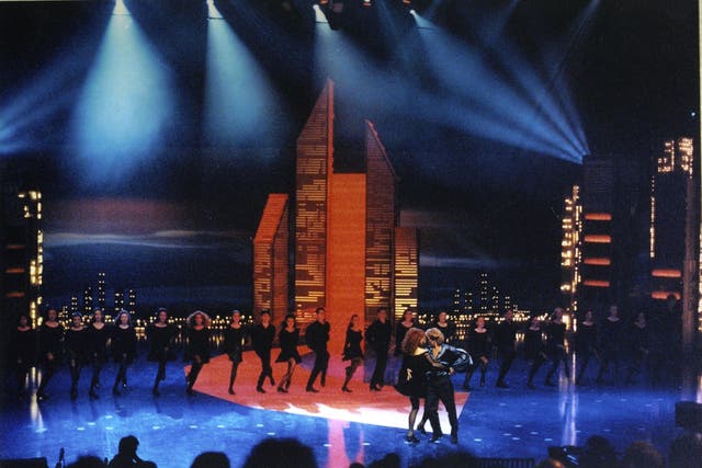 The original performance of Riverdance during the 1994 Eurovision Song Contest in Dublin