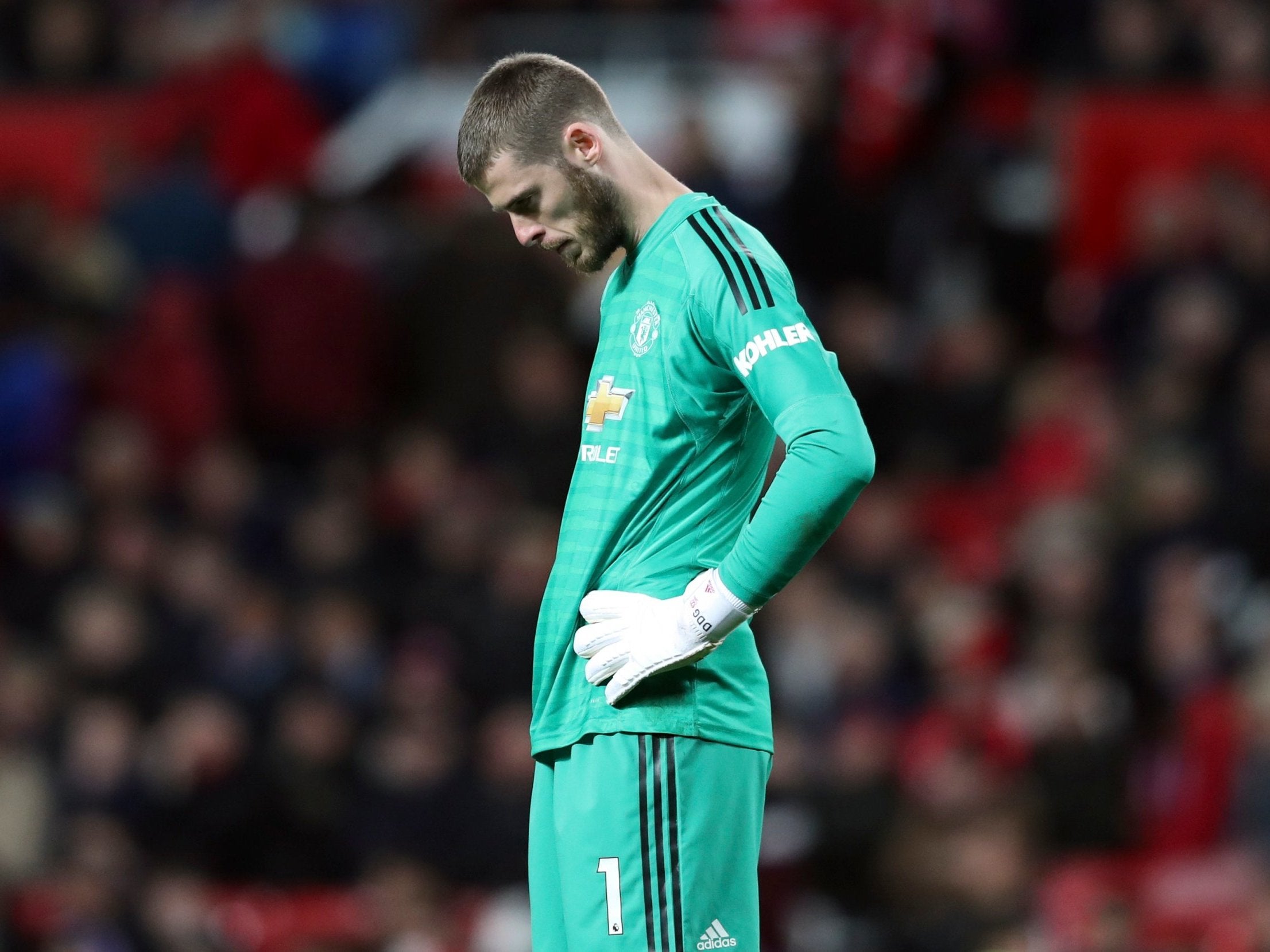 Dde Gea's form has come under question after high-profile mistakes for United