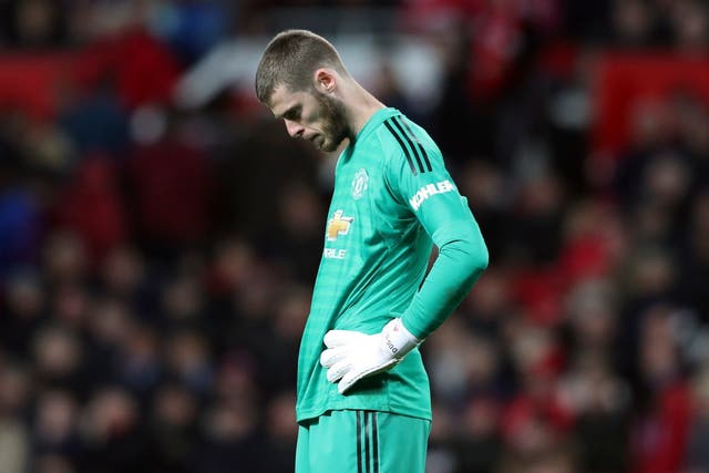 David de Gea's form has come under question after high-profile mistakes for Manchester United