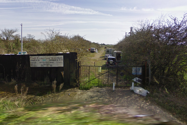 The grim find was made at a scrapyard due to be turned into a holiday resort
