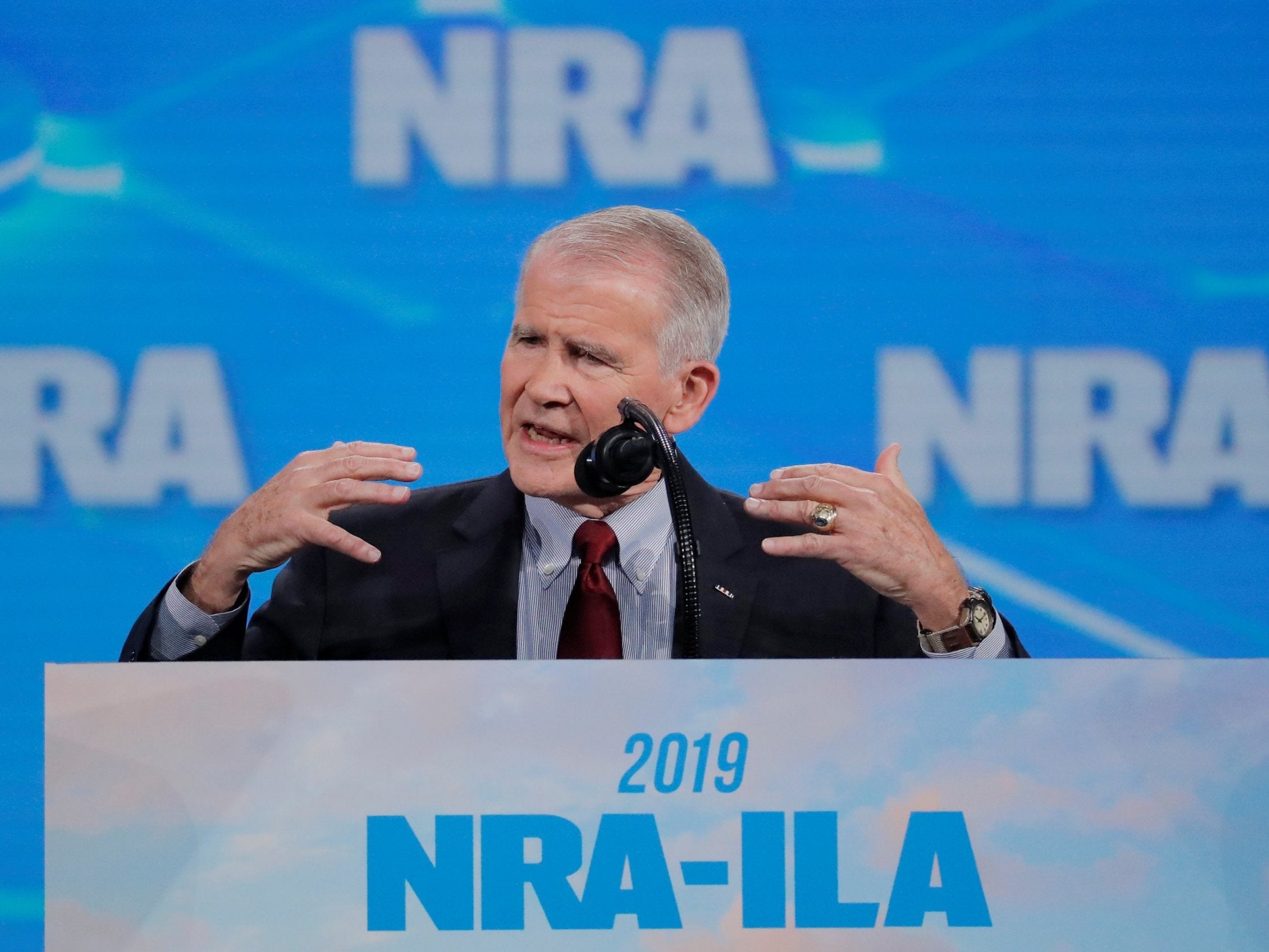 Oliver North: NRA president forced out amid bitter power struggle at top of gun rights group