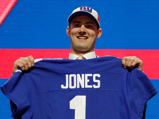 The Giants have been criticised for picking Daniel Jones