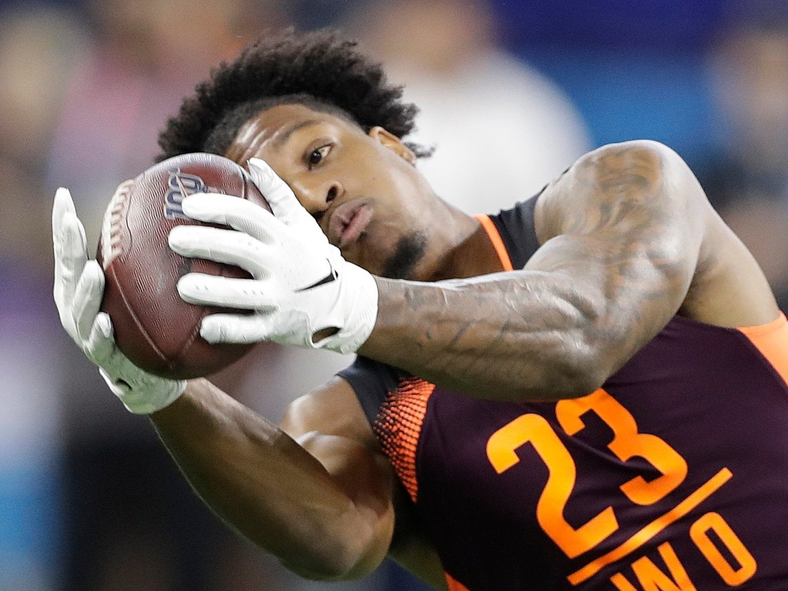 The Patriots took the Arizona State wide receiver in the first round