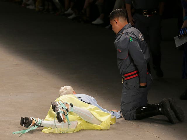 Brazilian model Tales Soares collapsed on the runway and later died at Sao Paolo fashion week