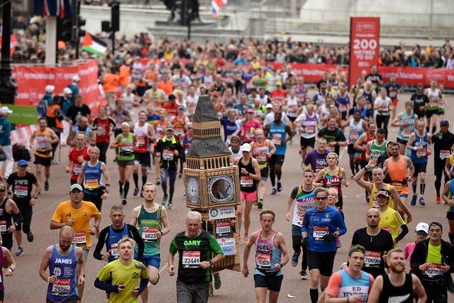 <p>‘The London Marathon is in my sights for next year’ </p>