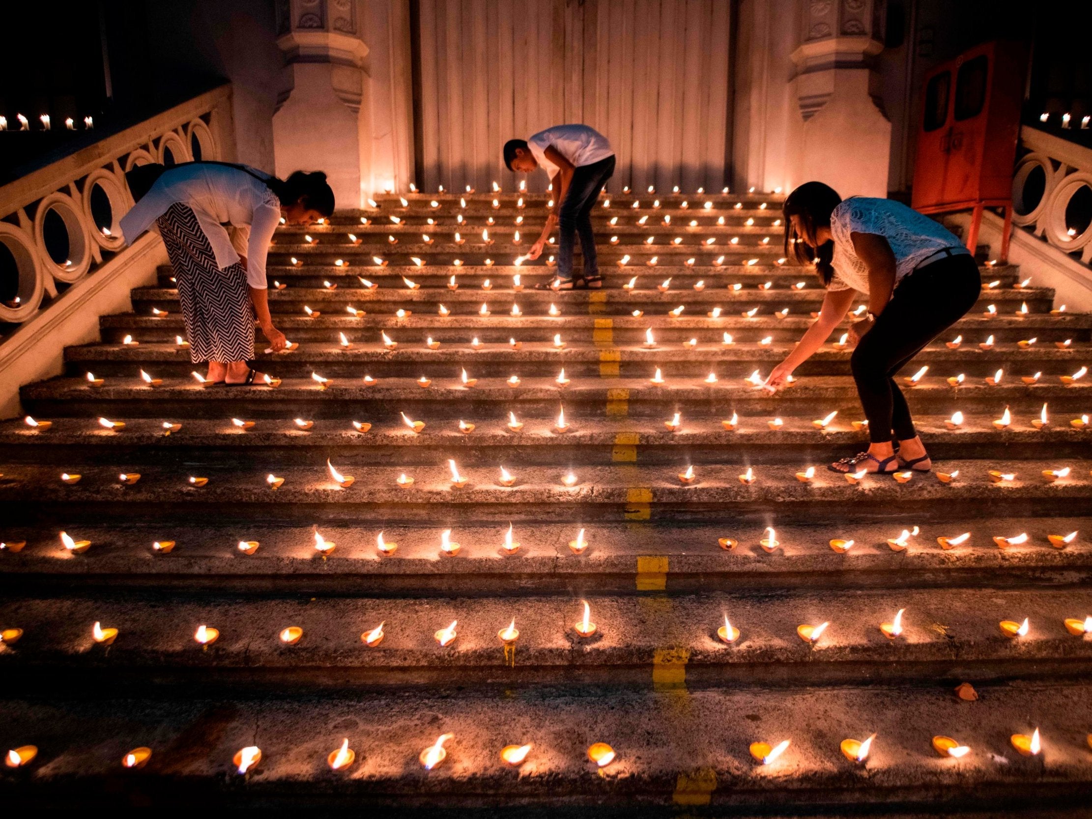 A vigil in memory of victims of the Easter terror attacks in Colombo