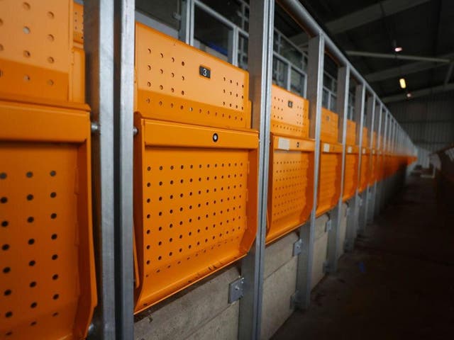 Safe-standing seats installed at Shrewsbury Town