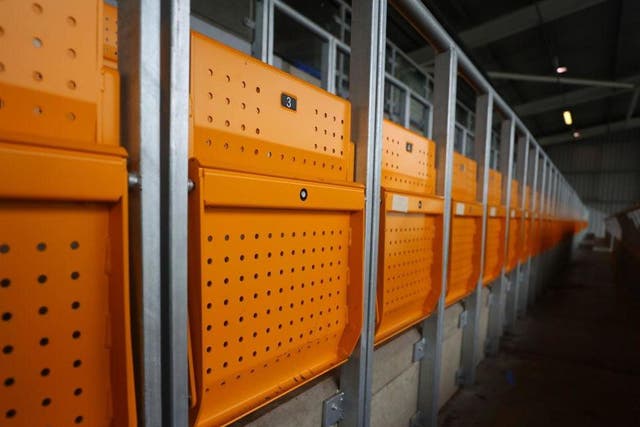 Safe-standing seats installed at Shrewsbury Town