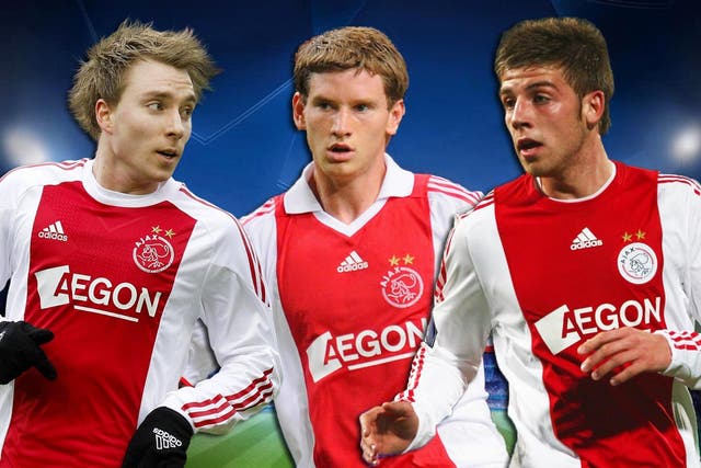 Christian Eriksen, Jan Vertonghen and Toby Alderweireld all made their name at Ajax before moving on