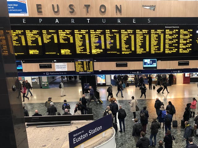 Competition time: Virgin Trains is calling for rival firms to compete for passengers from stations such as London Euston