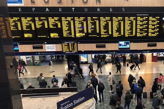 Competition time: Virgin Trains is calling for rival firms to compete for passengers from stations such as London Euston