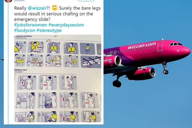 Wizz Air's safety card has raised a few eyebrows