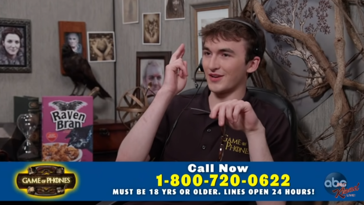 Game of Thrones cast answer fan questions in Jimmy Kimmel skit, Game of Phones