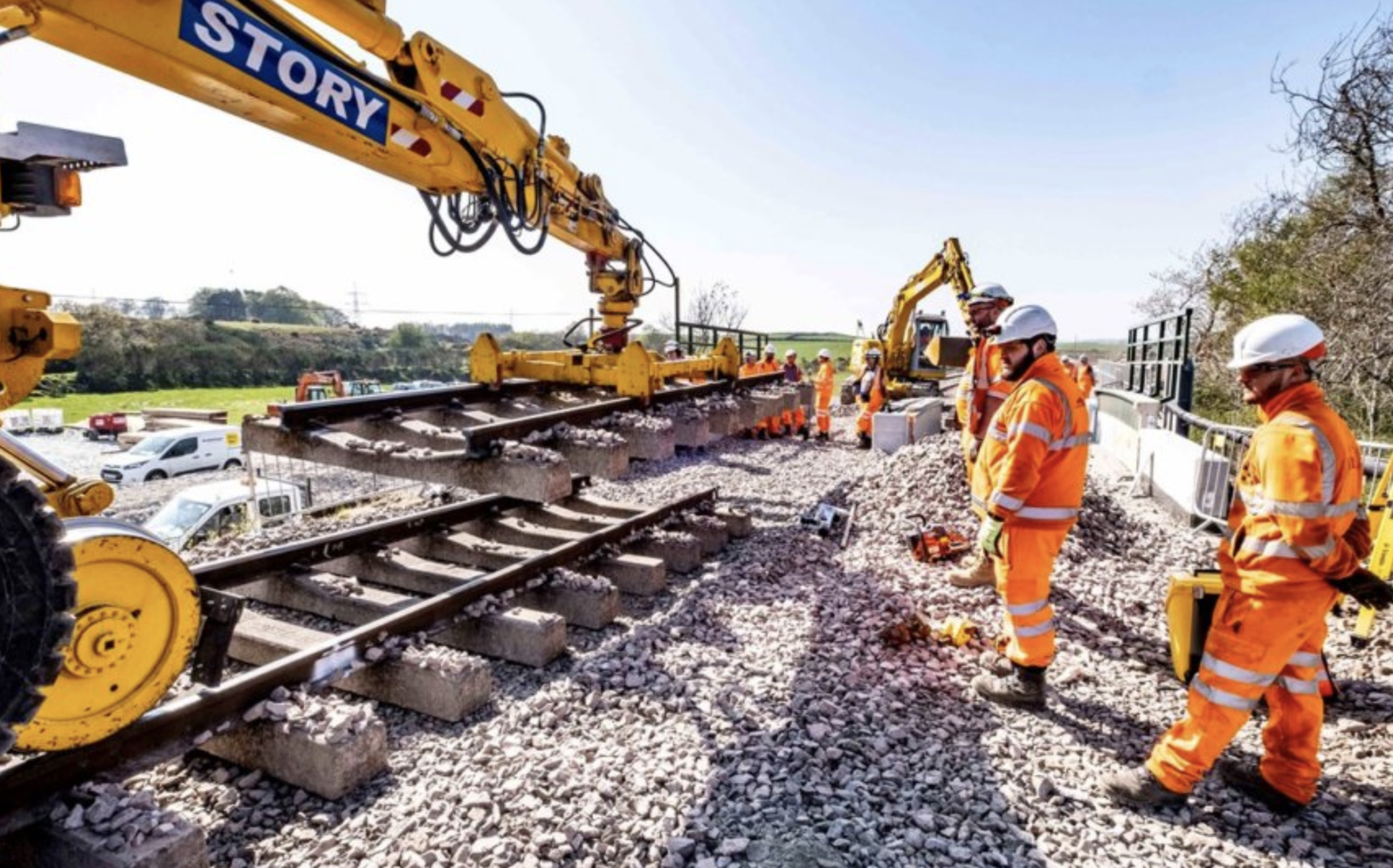 Holiday work: the railway is up to 50 per cent quieter than usual over bank holidays, says Network Rail
