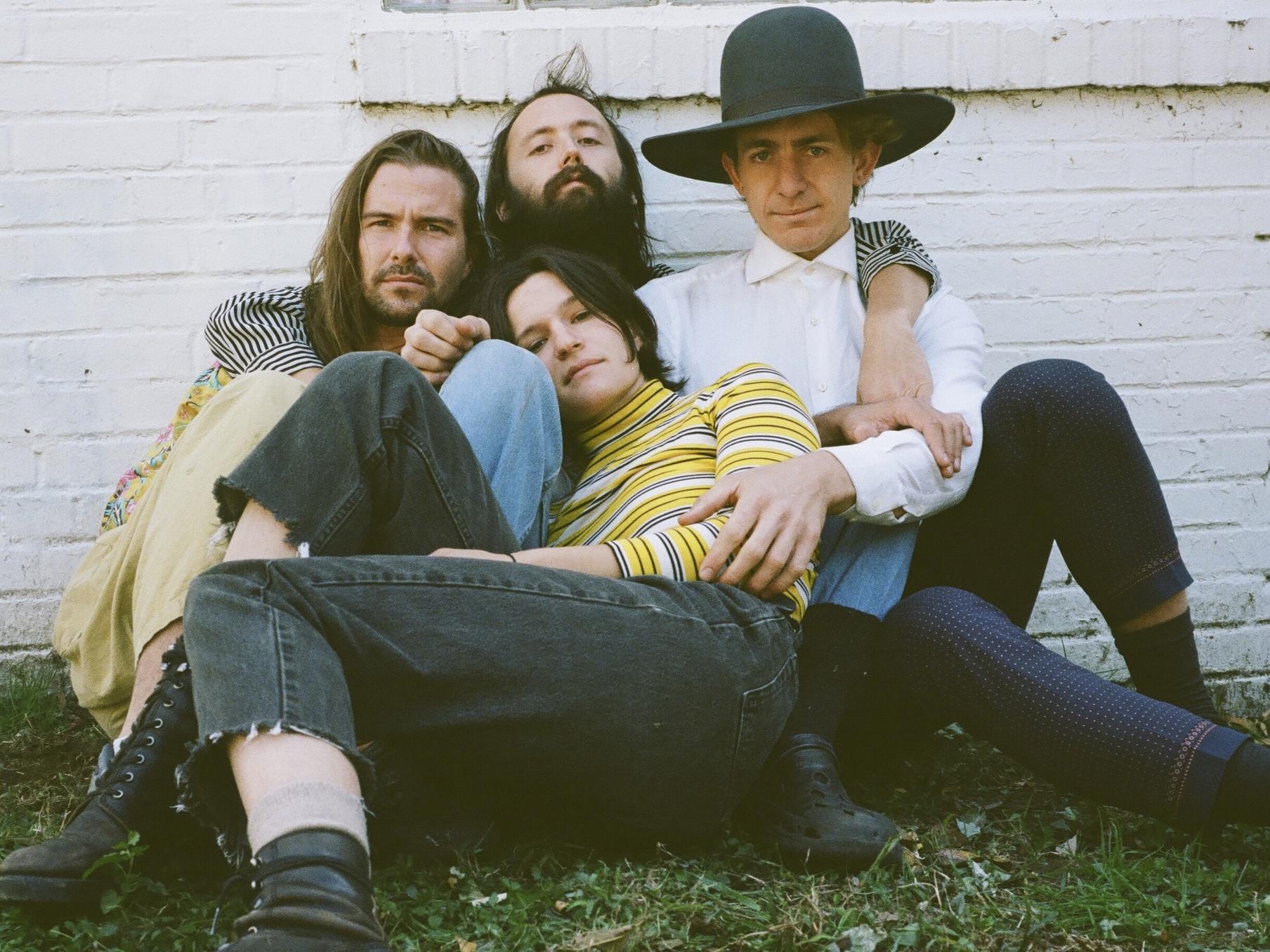 Big Thief's Adrianne Lenker, centre front: ‘I’m sure I’m still feeling things that have been passed down from my great-great-grandmother. And with each generation, it seems that there’s a little bit more work done to open that part back up’