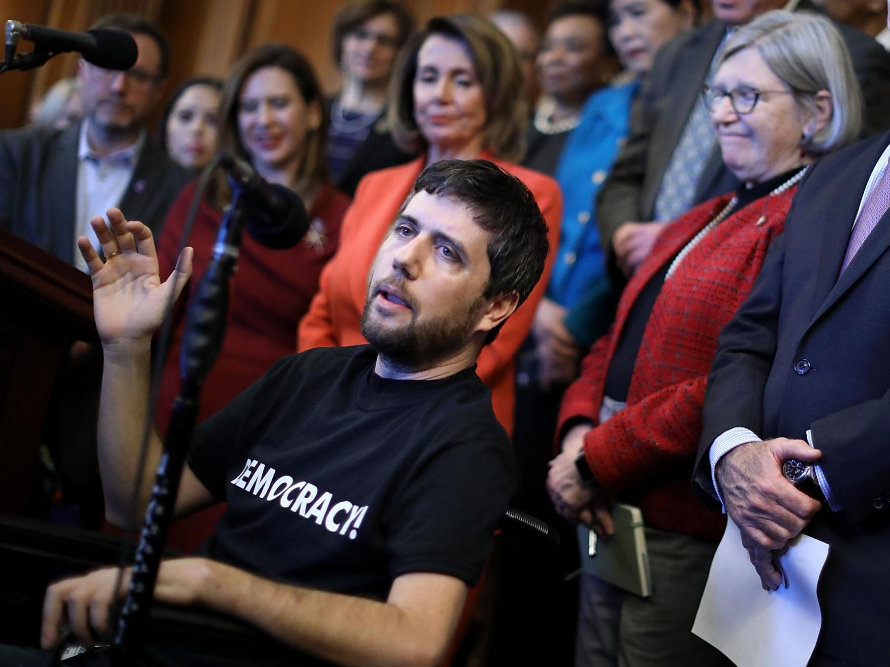 Ady Barkan: Dying ALS patient delivers passionate speech on first day ...