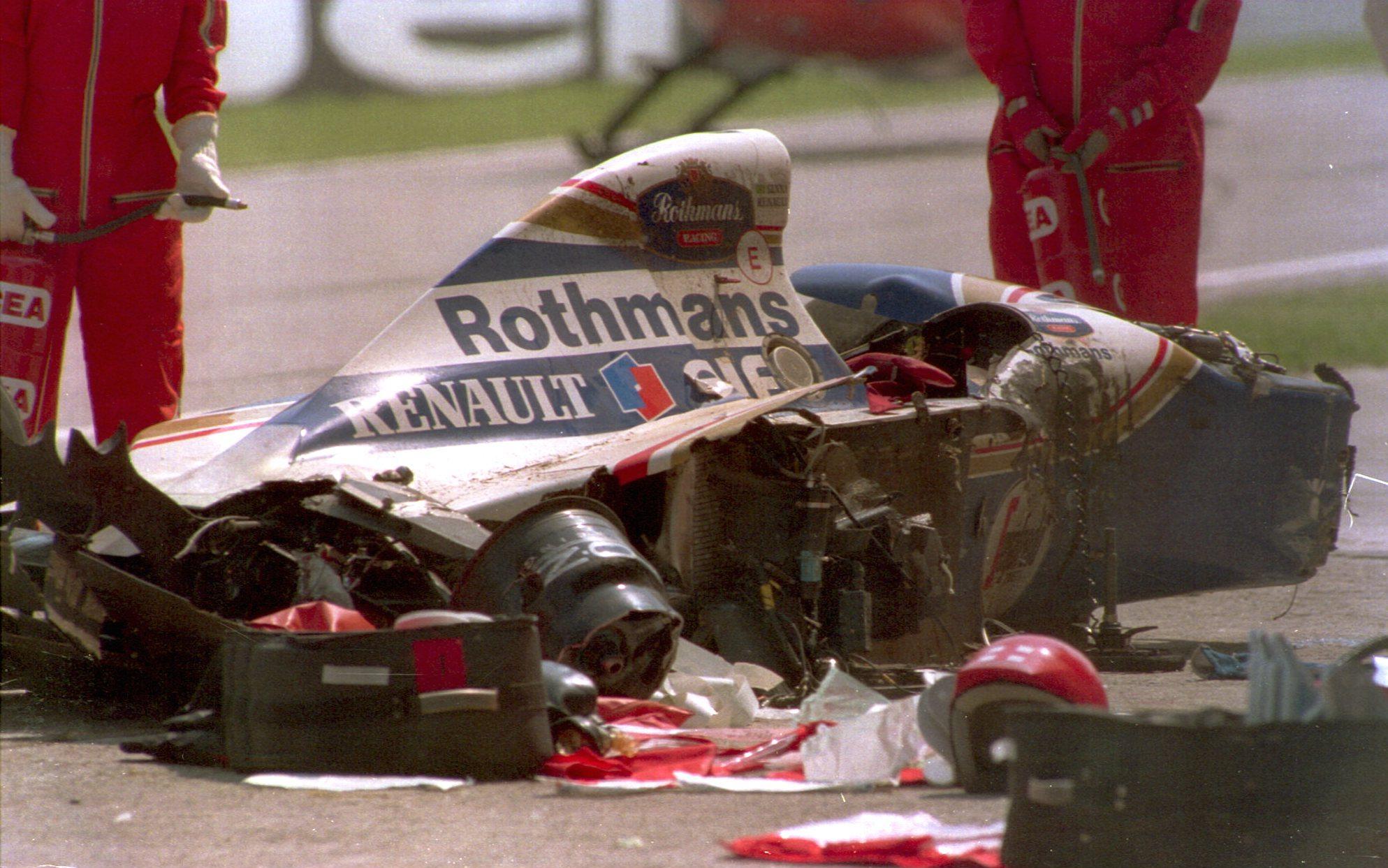 Senna crashed at Imola and died on 1 May 1994 at the age of 34