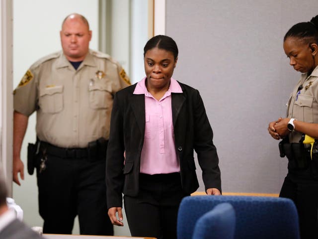 Moss was found guilty of all counts including murder, cruelty to children and trying to conceal the death of 10-year-old Emani Moss by burning her body