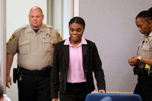 Moss was found guilty of all counts including murder, cruelty to children and trying to conceal the death of 10-year-old Emani Moss by burning her body