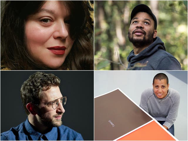 Clockwise from left to right: Tai Shani, Oscar Murillo, Helen Cammock and Lawrence Abu Hamdan