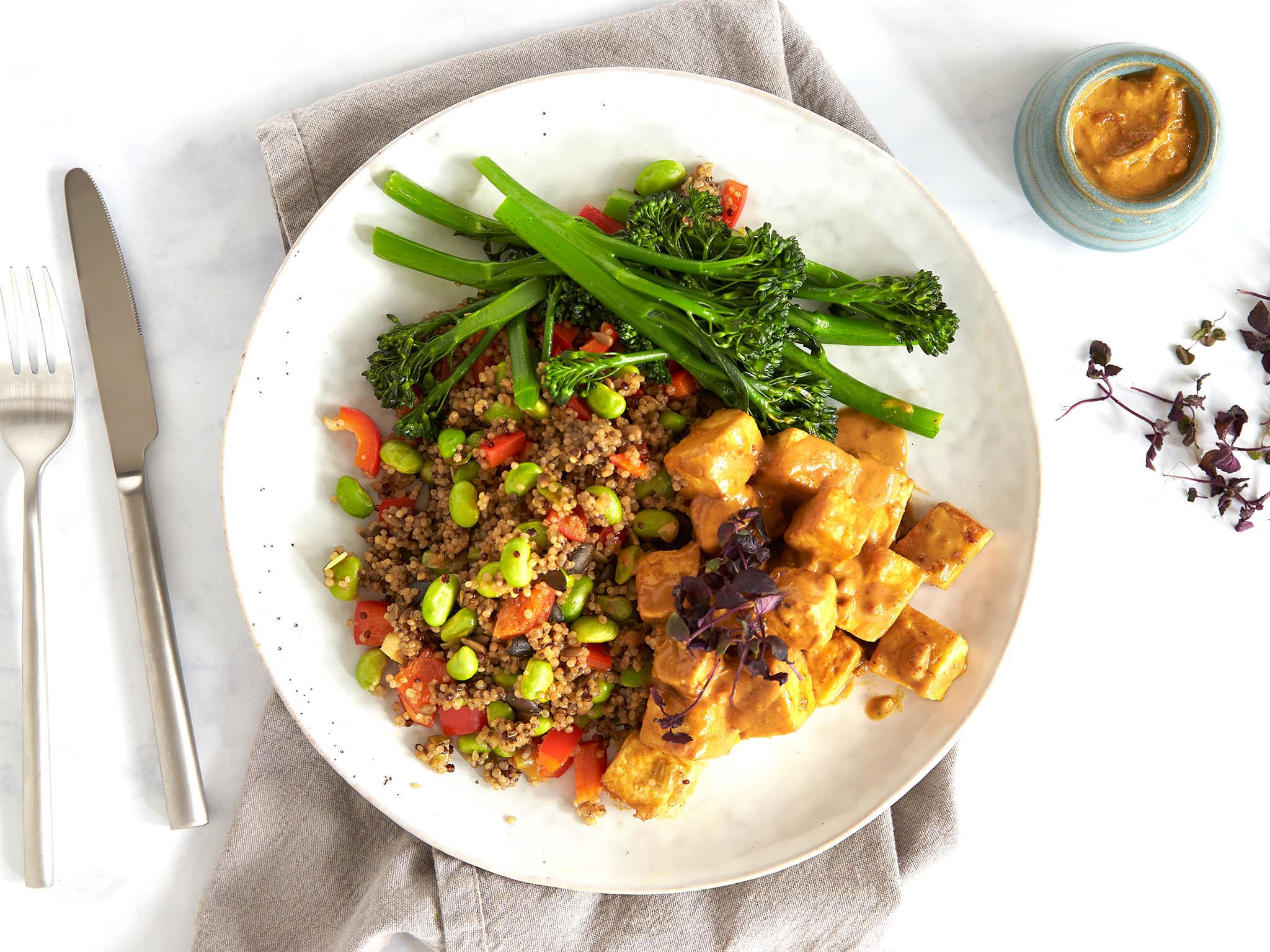 How to make peanut tofu, tenderstem and ginger quinoa | The Independent ...