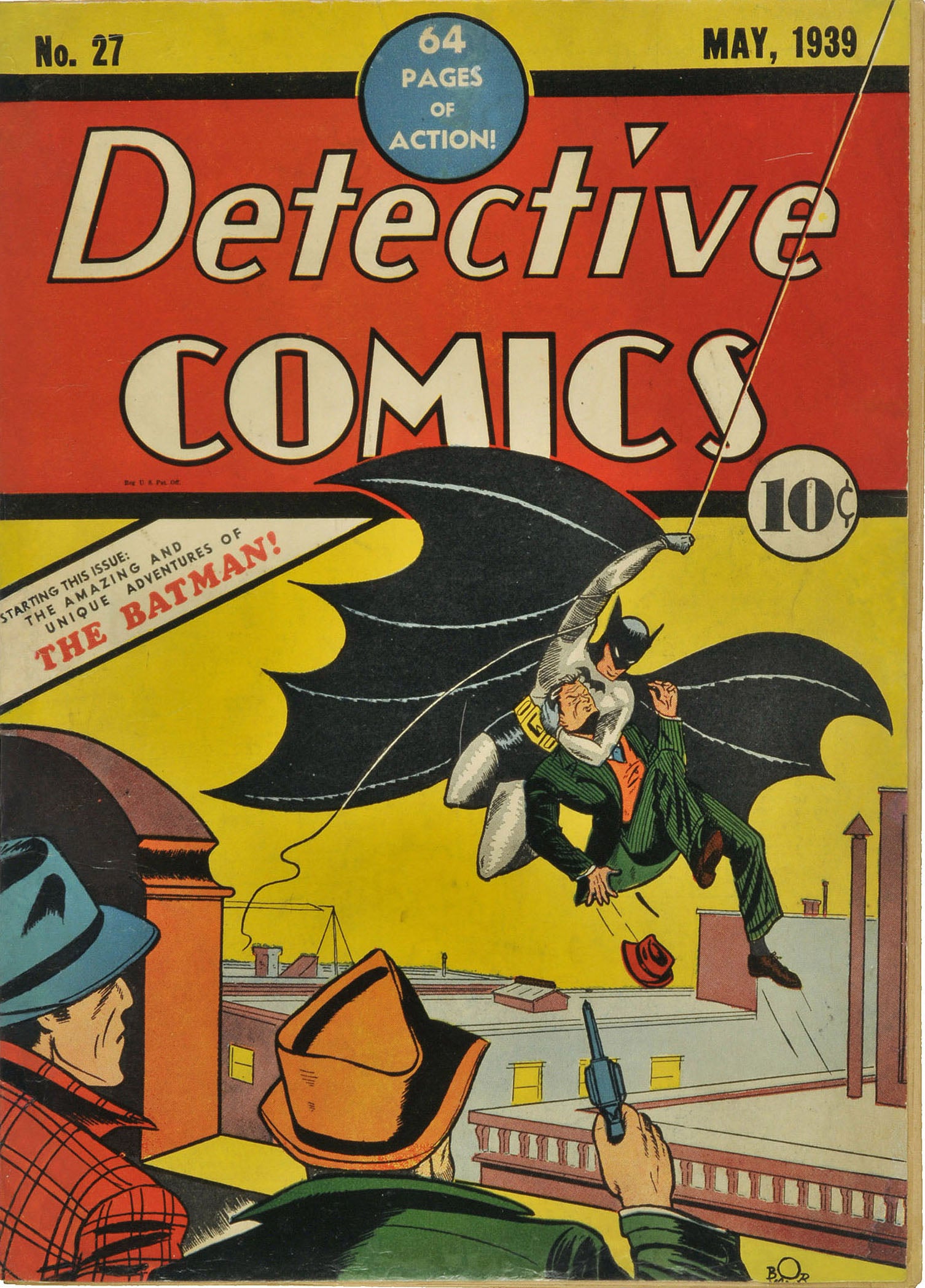 The May 1939 edition of ‘Detective Comics’ featuring the first ever appearance of Batman (Shutterstock)