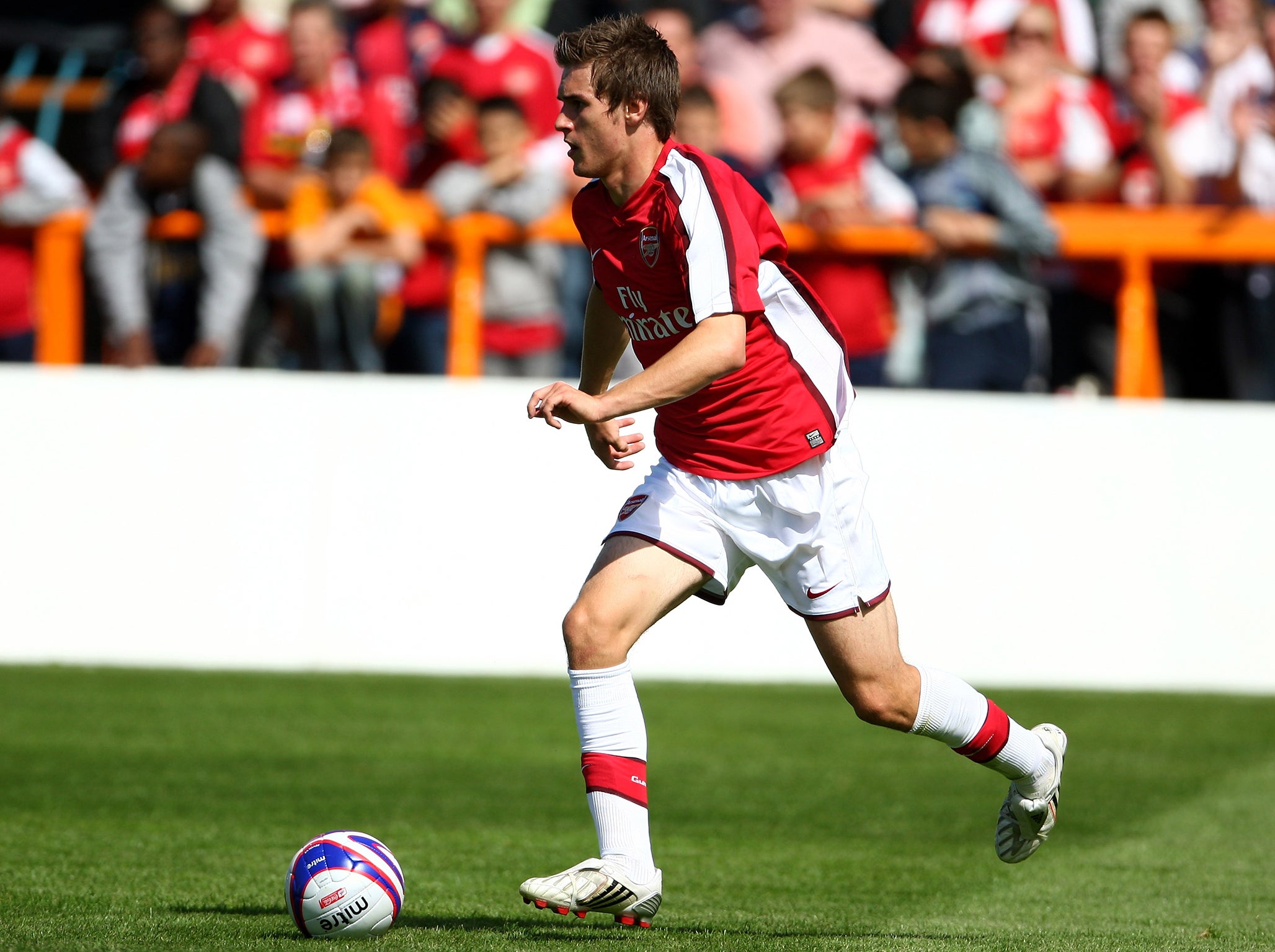 Aaron Ramsey moved to Arsenal in 2008