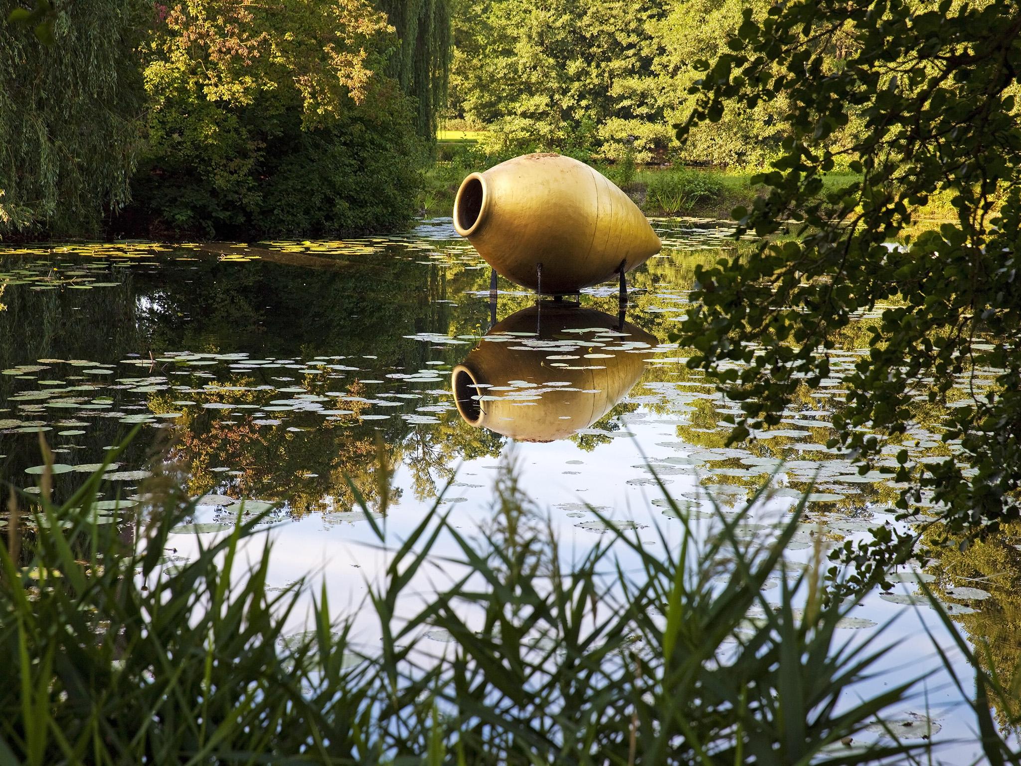 ‘The Spinning Oracle of Delfi’, a work from 1986 by James Lee Byars (Alamy)