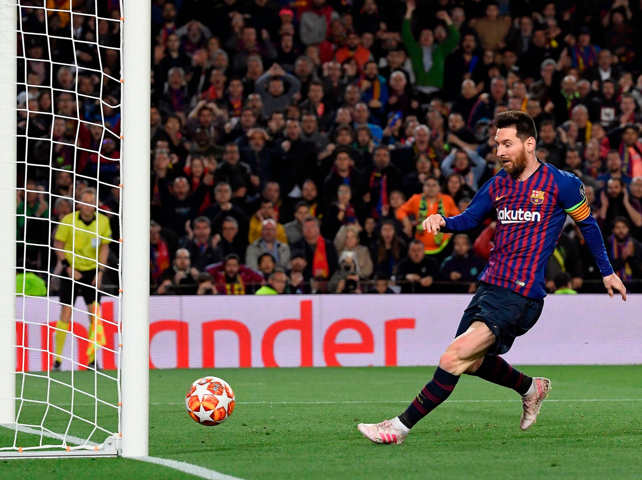 Lionel Messi goal: Watch video as Barcelona captain scores late goal against Liverpool in Champions League