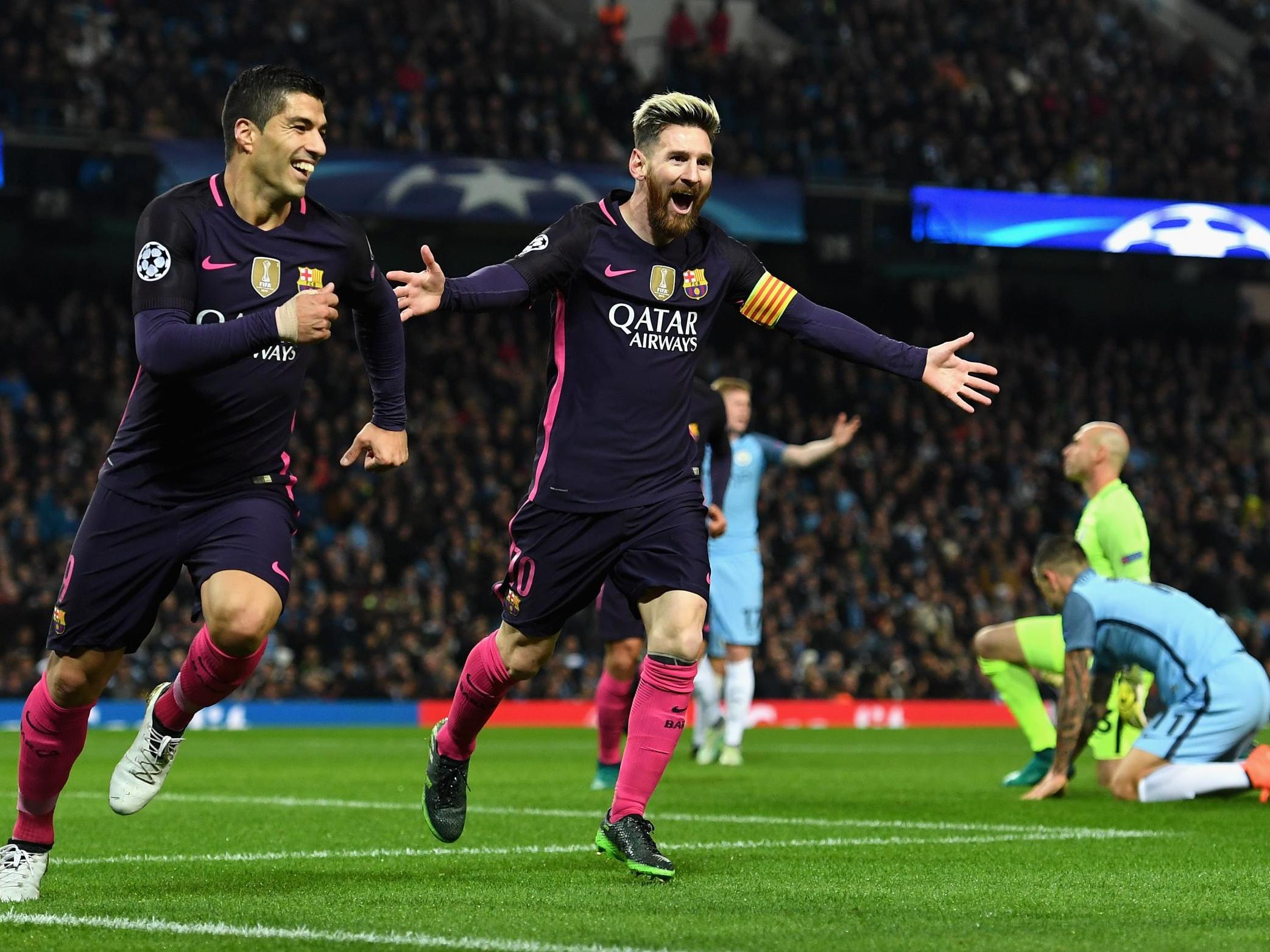 Messi scored against City way back in 2016