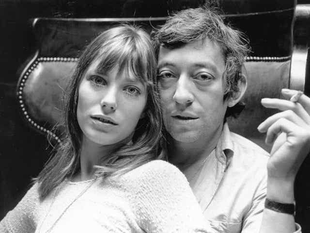 Music lovers: Jane Birkin and Serge Gainsbourg in Paris, 1969