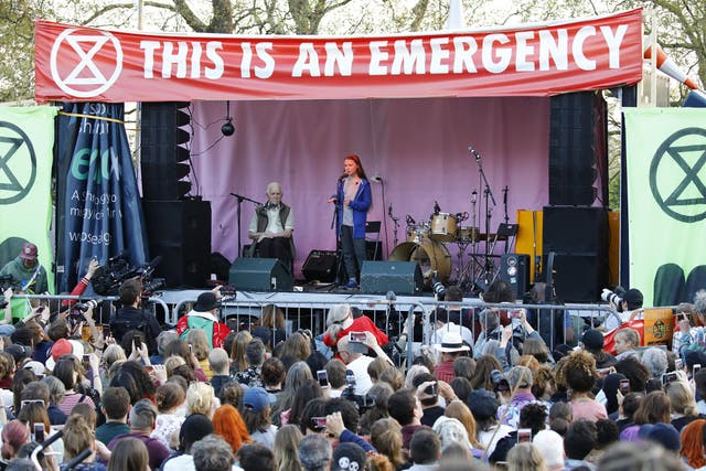 It follows protests in the UK and around the world by the Extinction Rebellion group
