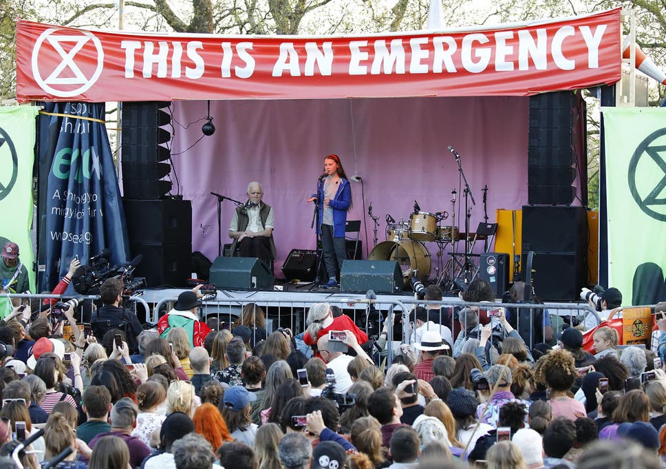It follows protests in the UK and around the world by the Extinction Rebellion group