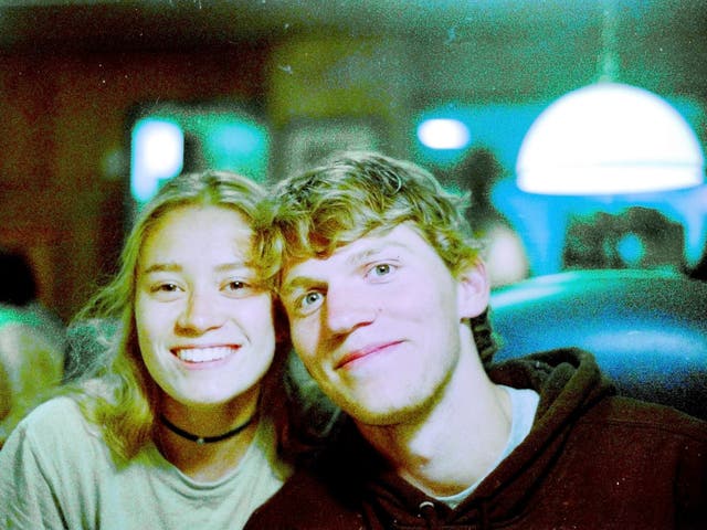 Riley Howell, right, was shot dead tackling a gunman at his university