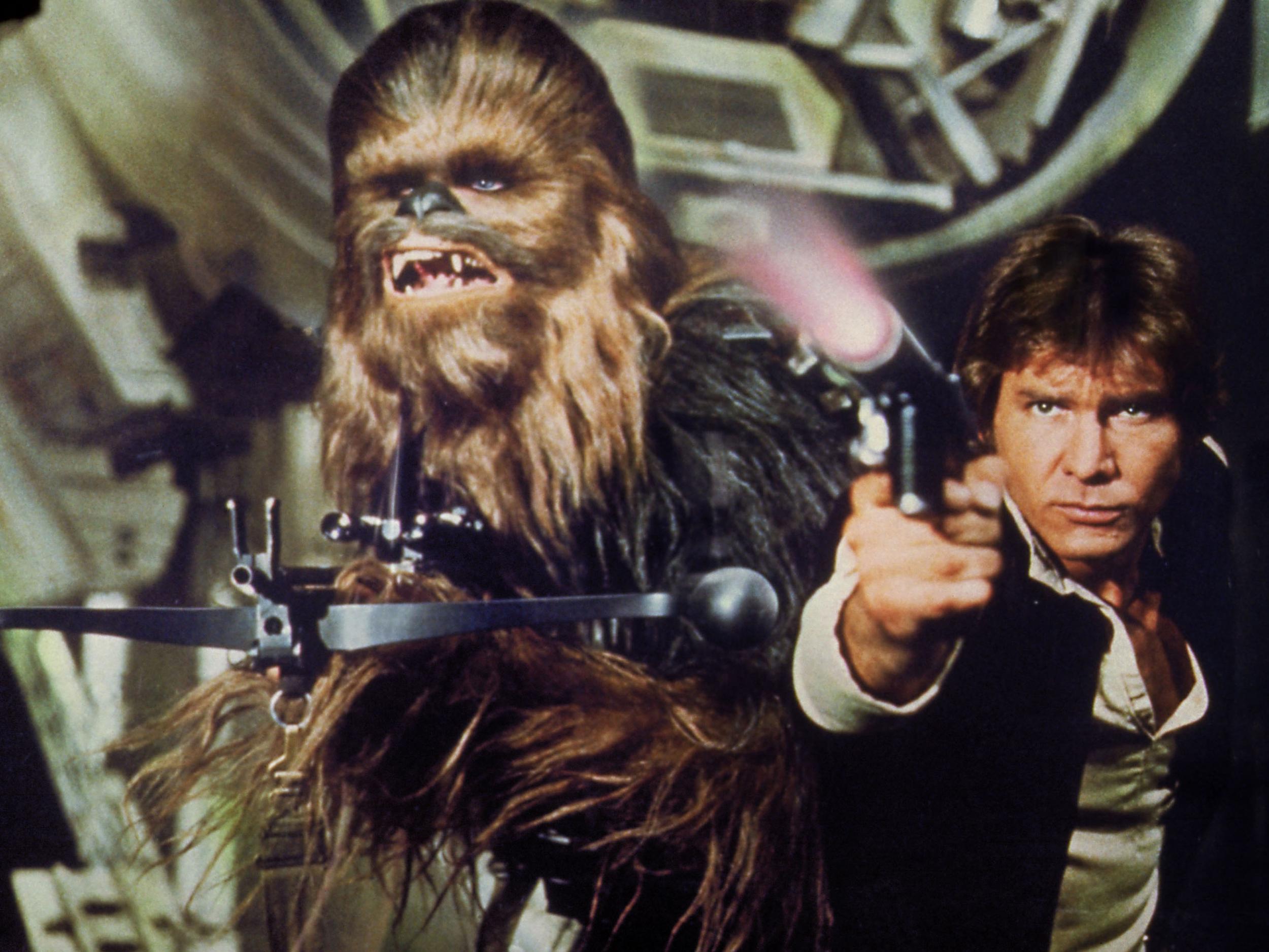 The first Star Wars movie hit US cinemas in 1977