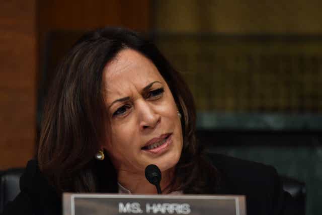 Senator Kamala Harris was described as "probably very nasty" by Donald Trump over her questioning of Attorney General William Barr at a Senate Judiciary Committee hearing