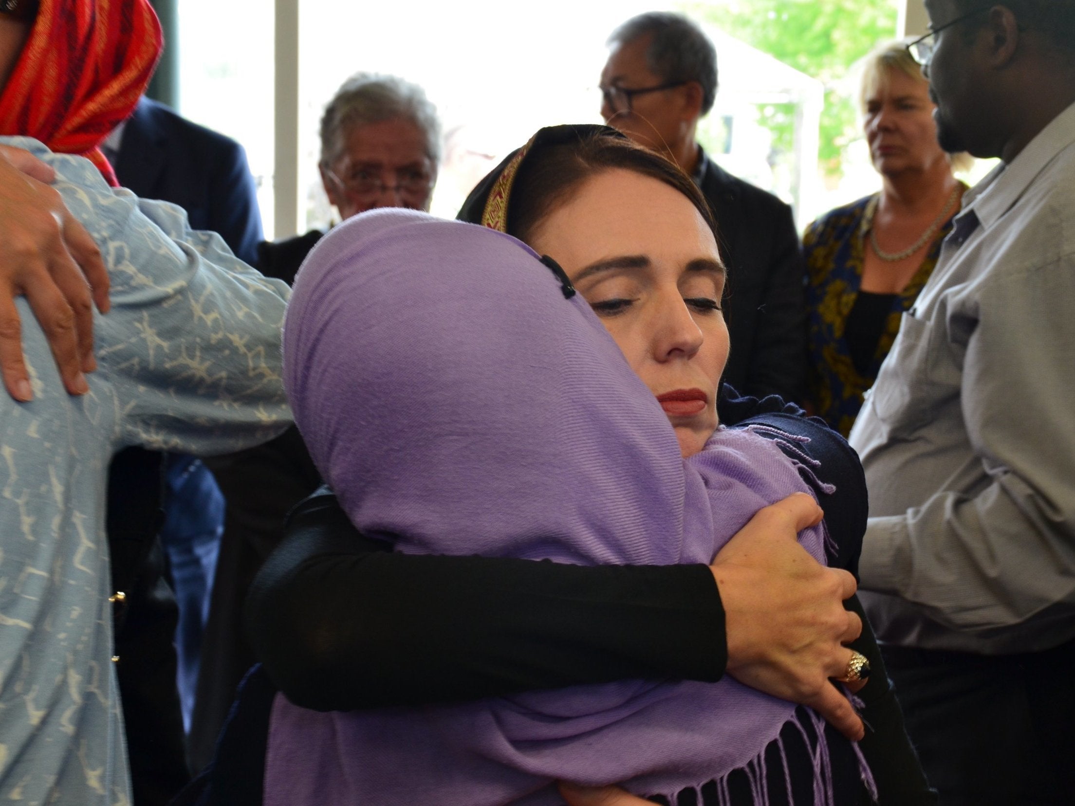 Ms Ardern meets with members of the Muslim community in the wake of the mass shooting at the two Christchurch mosques, 16 March 2019