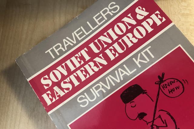 Past tense: the ‘Traveller’s Survival Kit: Soviet Union & Eastern Europe’ explained in exhaustive detail how to cross between East and West Berlin 