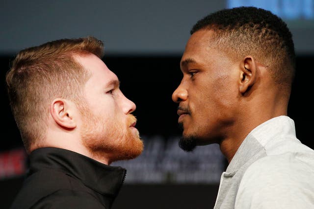 Canelo and Jacobs face-off