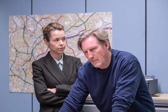 (l-r) Anna Maxwell Martin as Patricia Carmichael and Adrian Dunbar as Ted Hastings are the show's biggest strengths