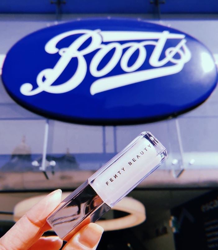 boots stores with fenty