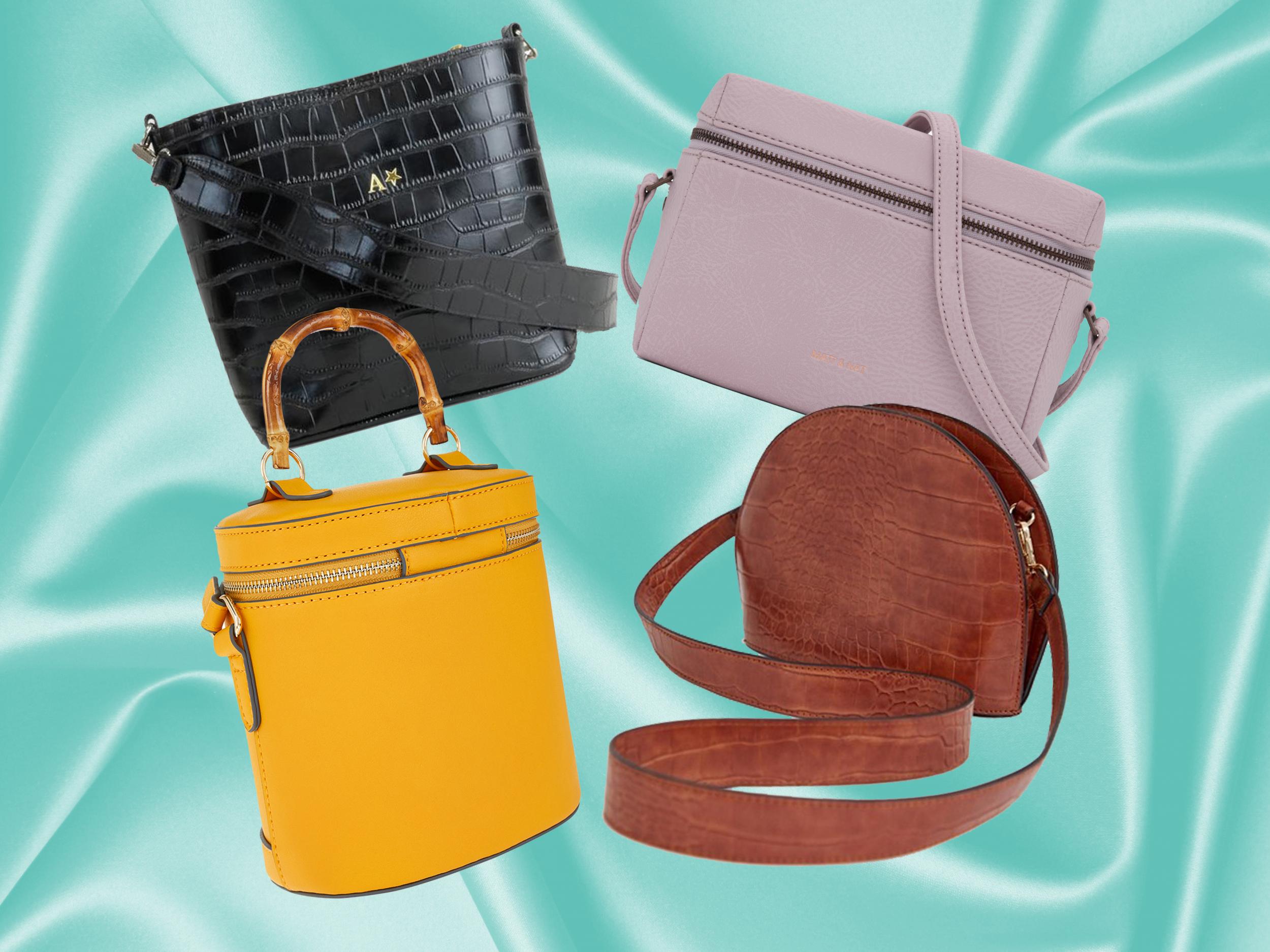 Women's Handbags Fashion Crossed Body Color Block PU RRP £15 